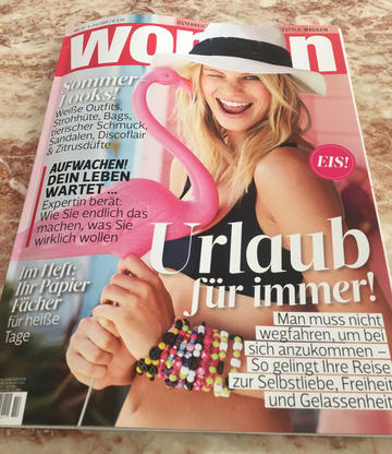 Beitrag in der aktuellen WOMAN